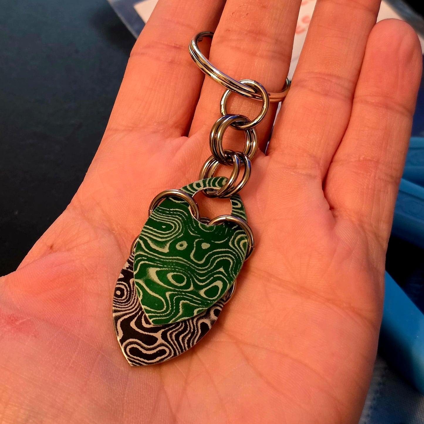 Linear Scalemaille Keychain DIY Kit and Tutorial