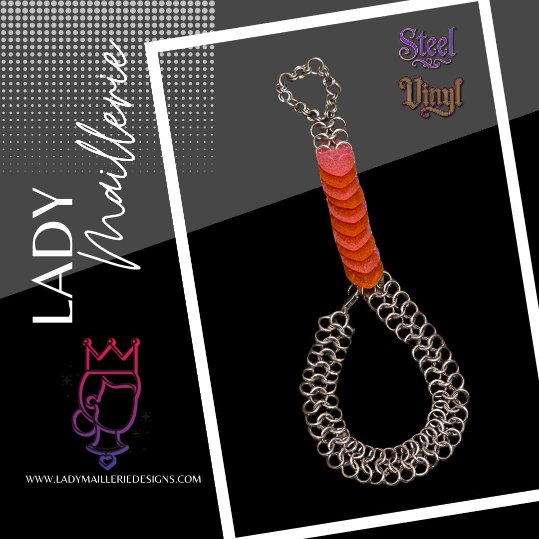 Steel & Vinyl Euro 4-in-1 Slave Bracelet