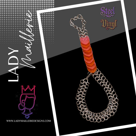 Steel & Vinyl Euro 4-in-1 Slave Bracelet