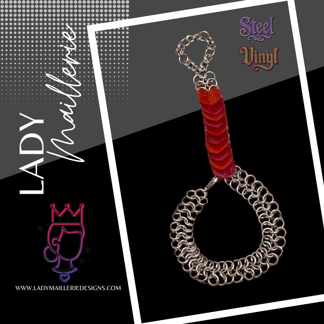 Steel & Vinyl Euro 4-in-1 Slave Bracelet