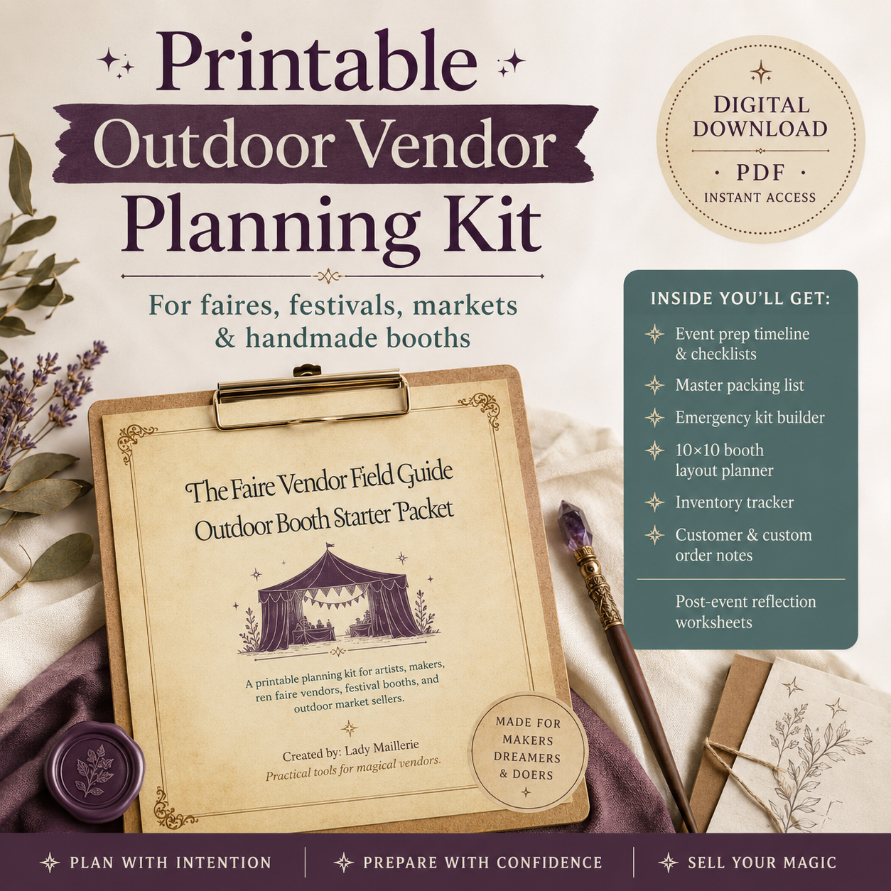 The Faire Vendor Field Guide: Outdoor Booth Starter Packet