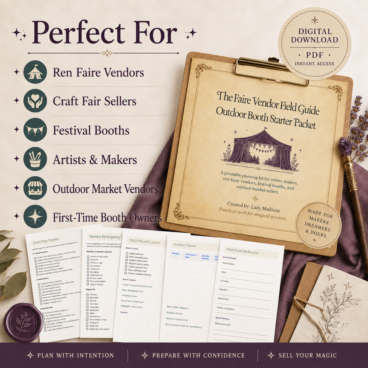 The Faire Vendor Field Guide: Outdoor Booth Starter Packet