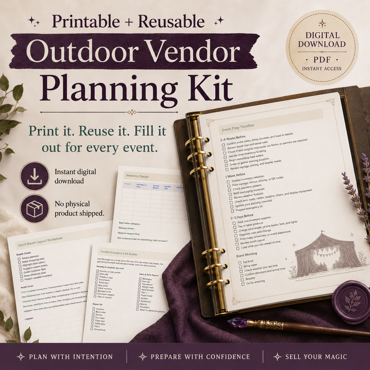 The Faire Vendor Field Guide: Outdoor Booth Starter Packet