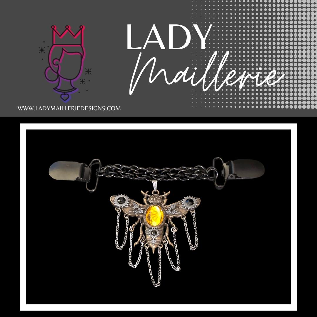 Steampunk Scarab Cloak & Vest Clip