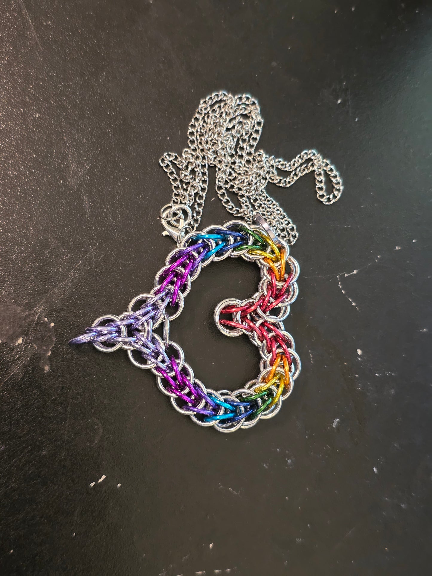 Full Persian Chainmaille Heart