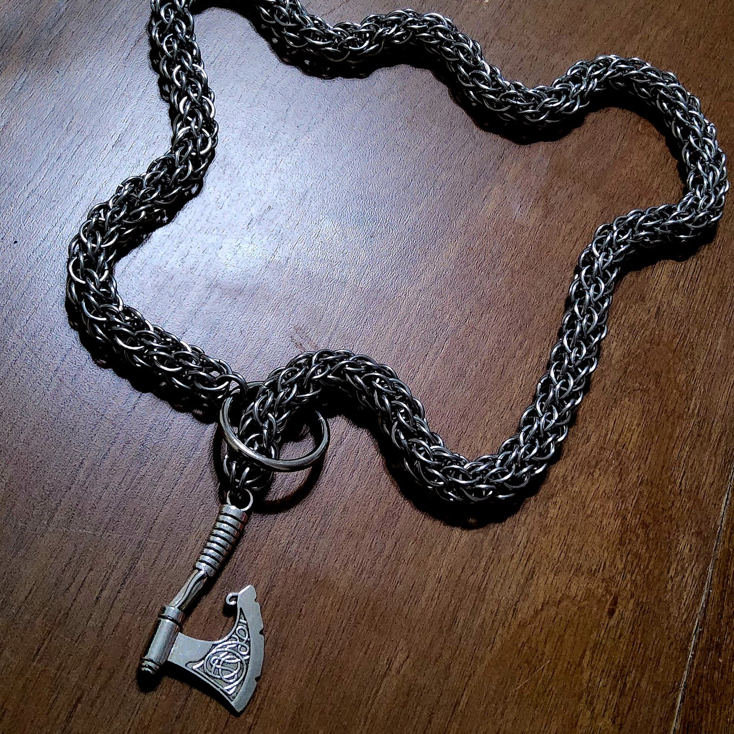 Lariat Style Stainless Steel Necklace