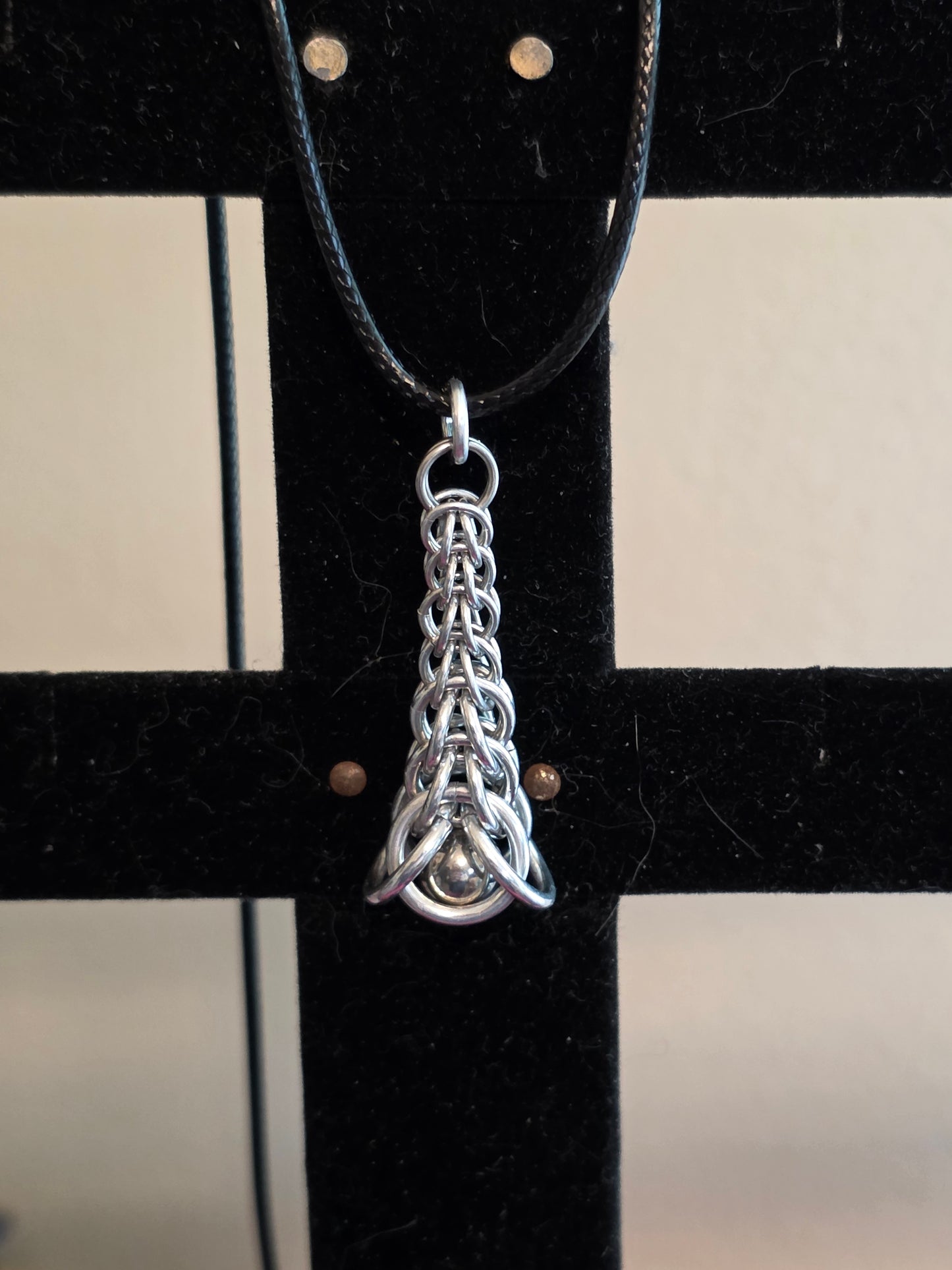Silver Fall Chainmail Pendent