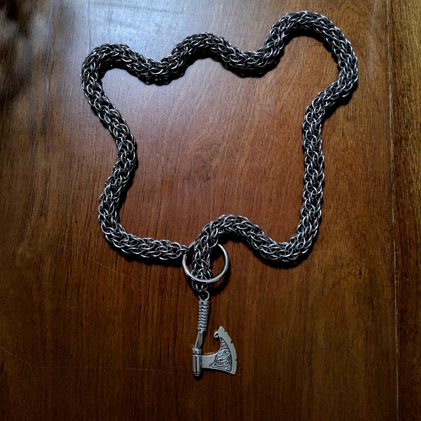 Lariat Style Stainless Steel Necklace