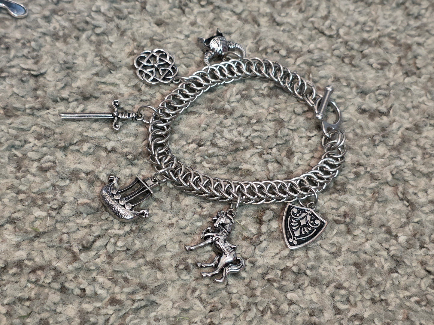 Half Persian 4 in 1 Viking steel Bracelet