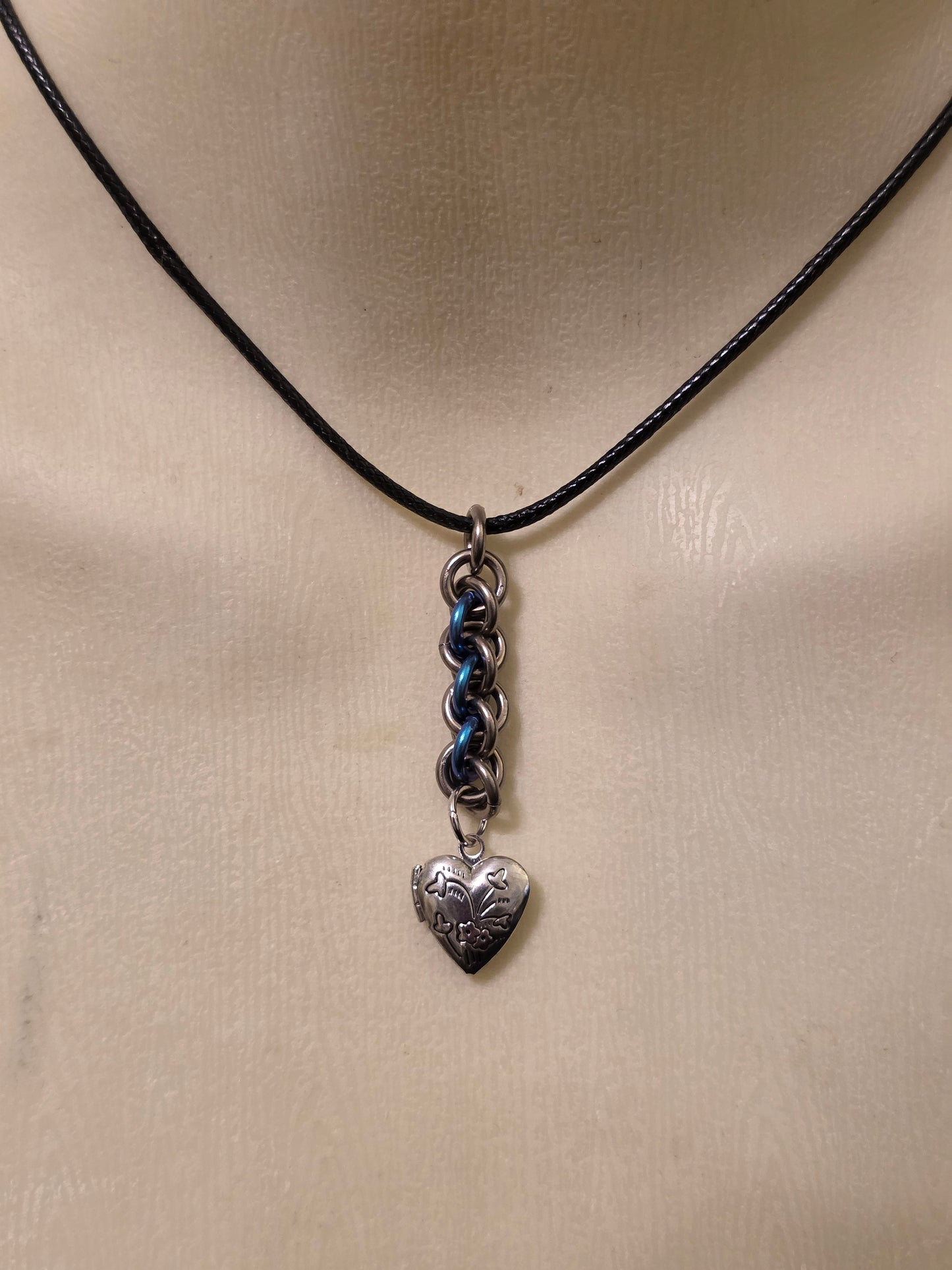 Niobium Heart Necklace