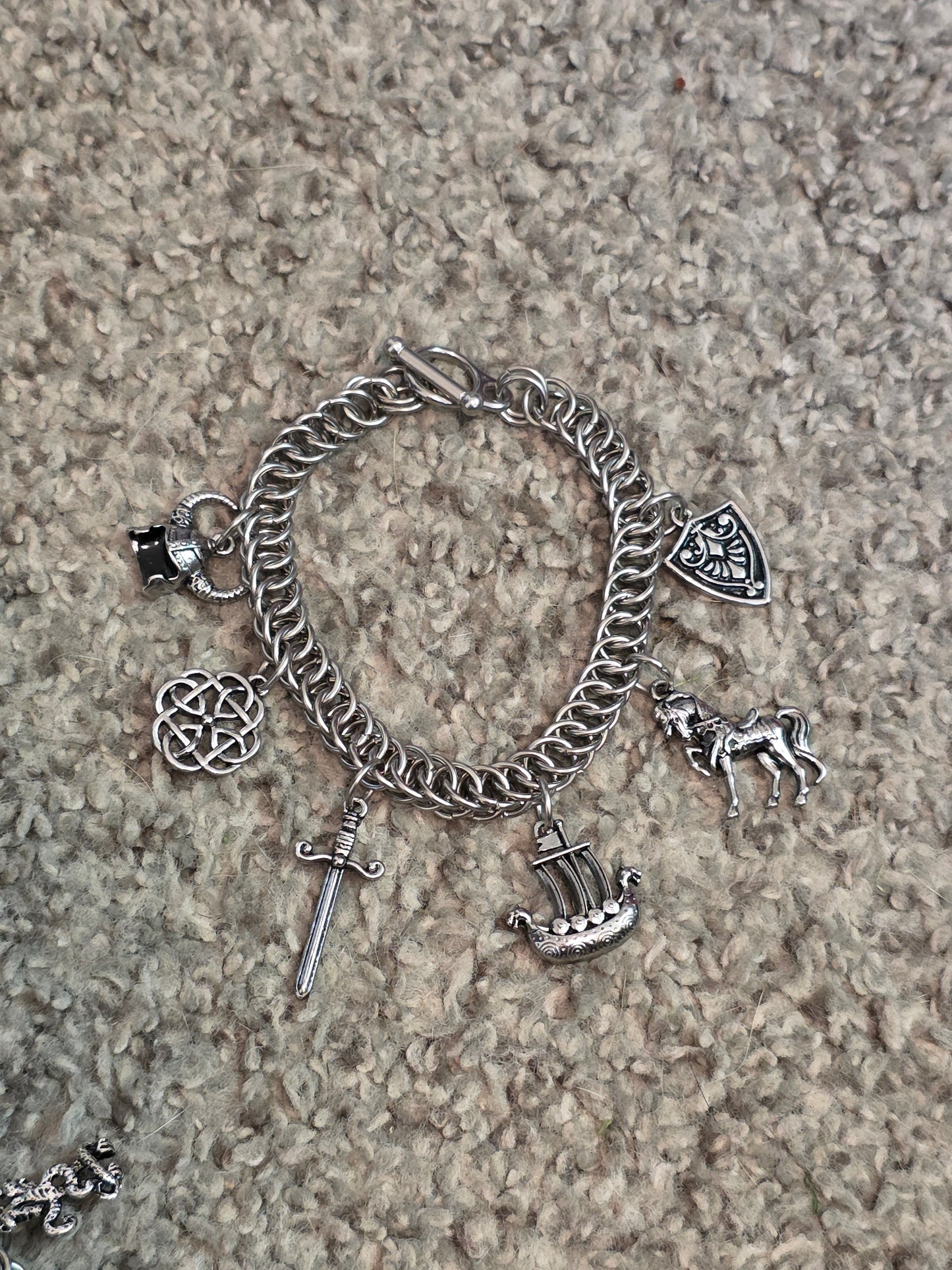 Half Persian 4 in 1 Viking steel Bracelet