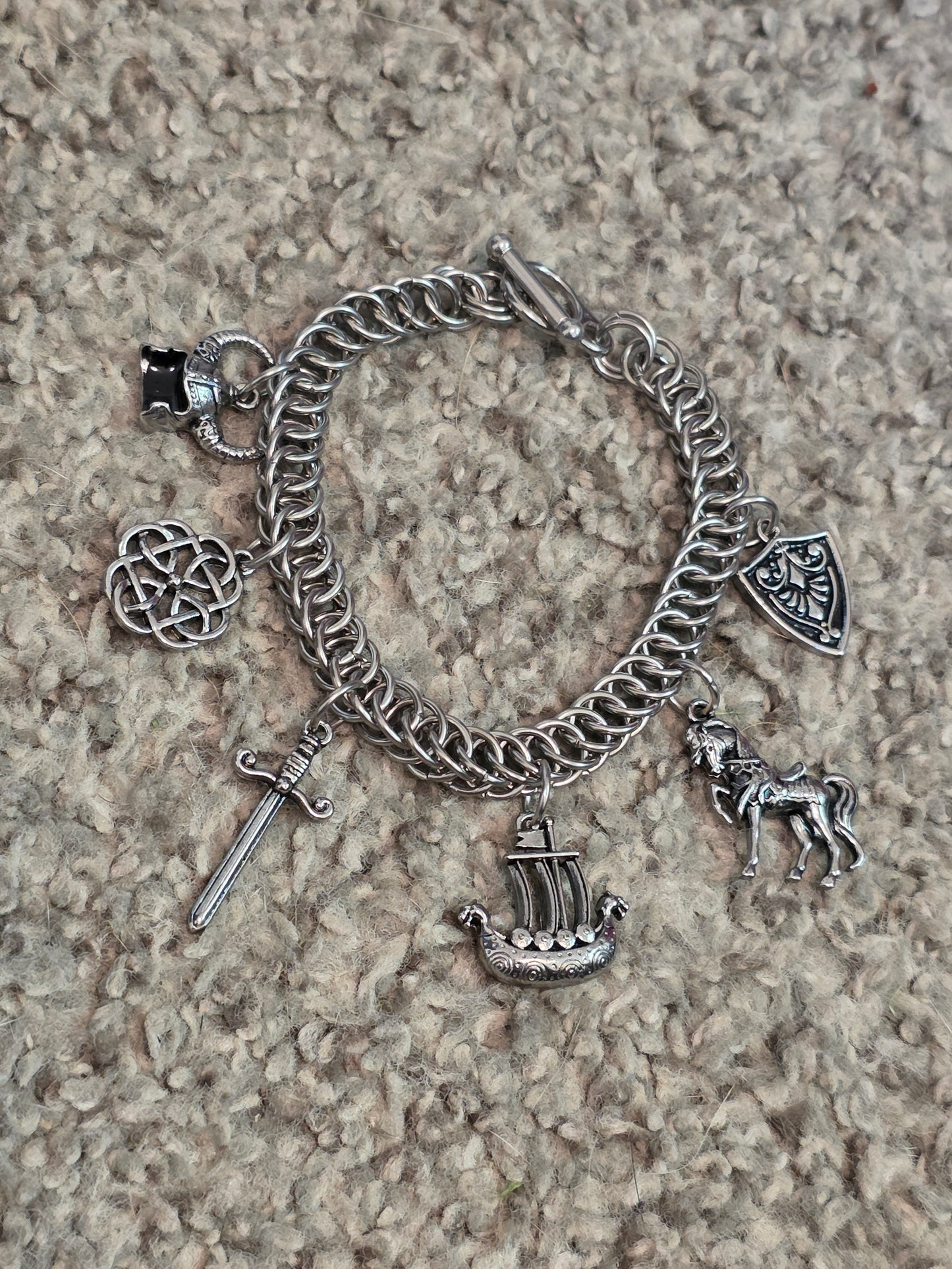 Half Persian 4 in 1 Viking steel Bracelet