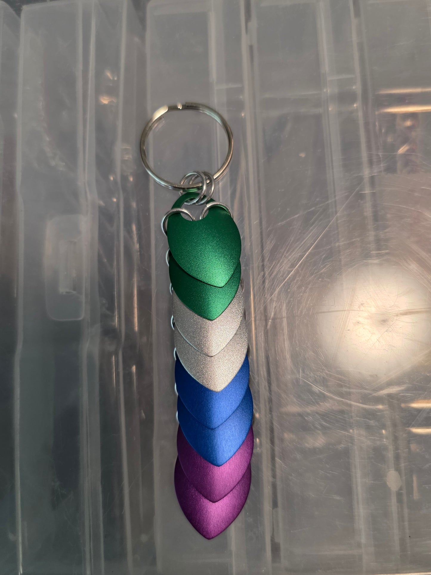 PRIDEcollection Small Linear Scale keychain