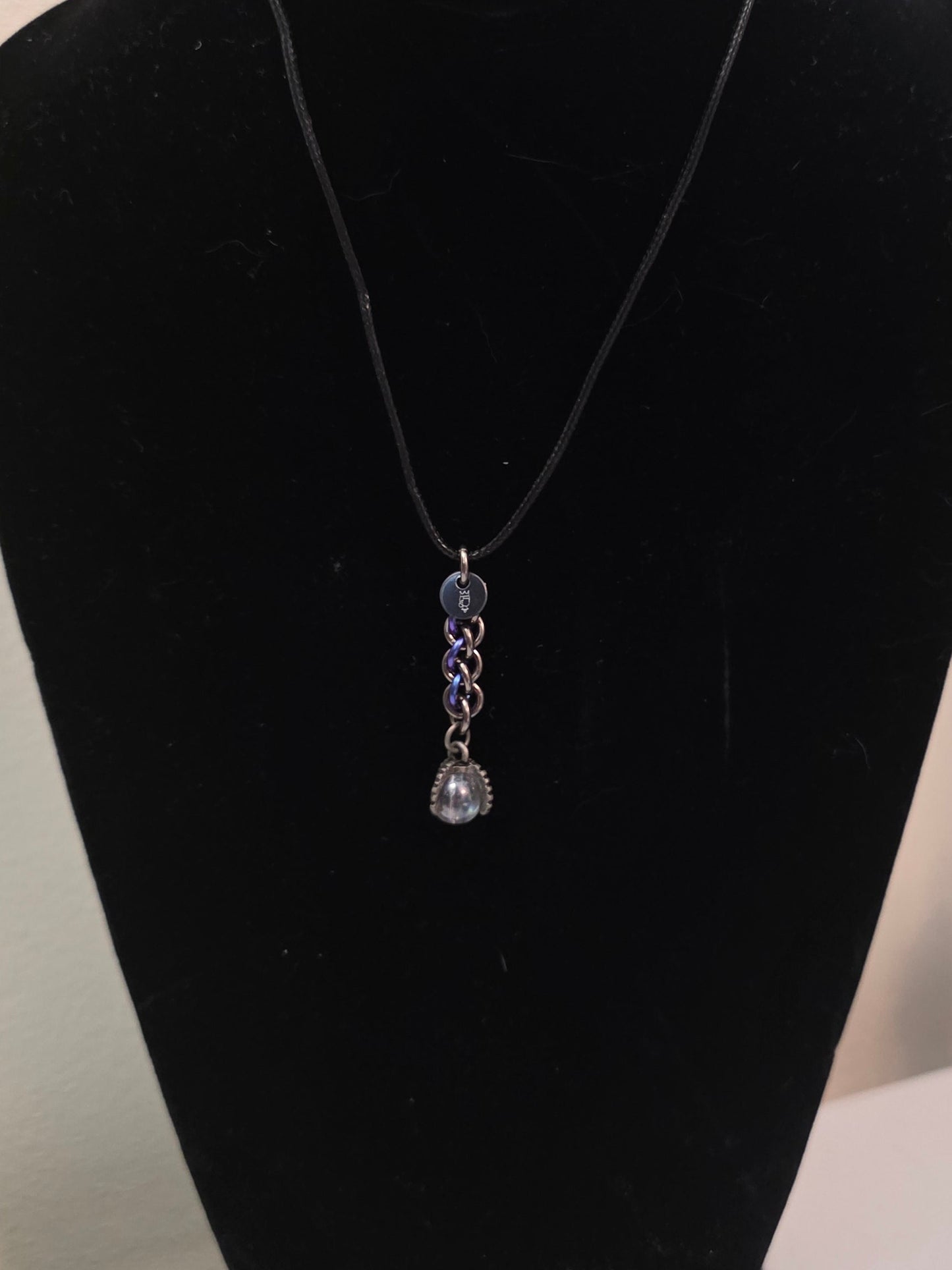 Niobium Dragon foot Necklace