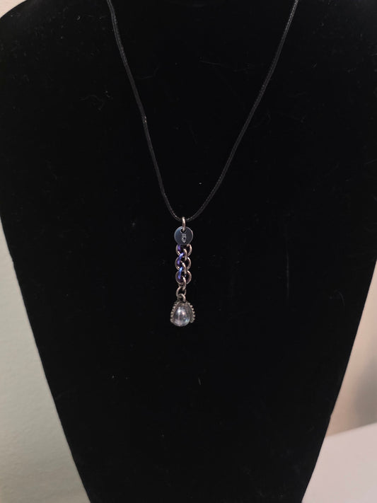 Niobium Dragon foot Necklace