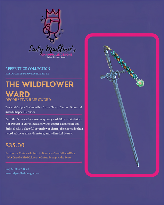 The Wildflower Ward – Decorative Hair Sword