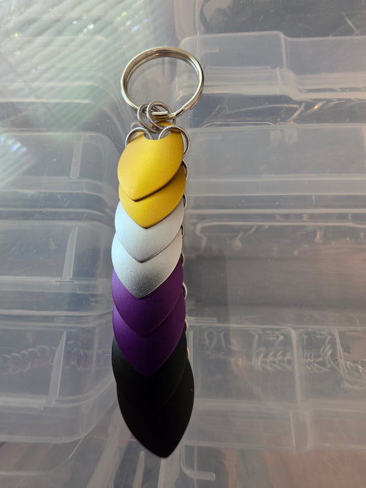 PRIDEcollection Small Linear Scale keychain