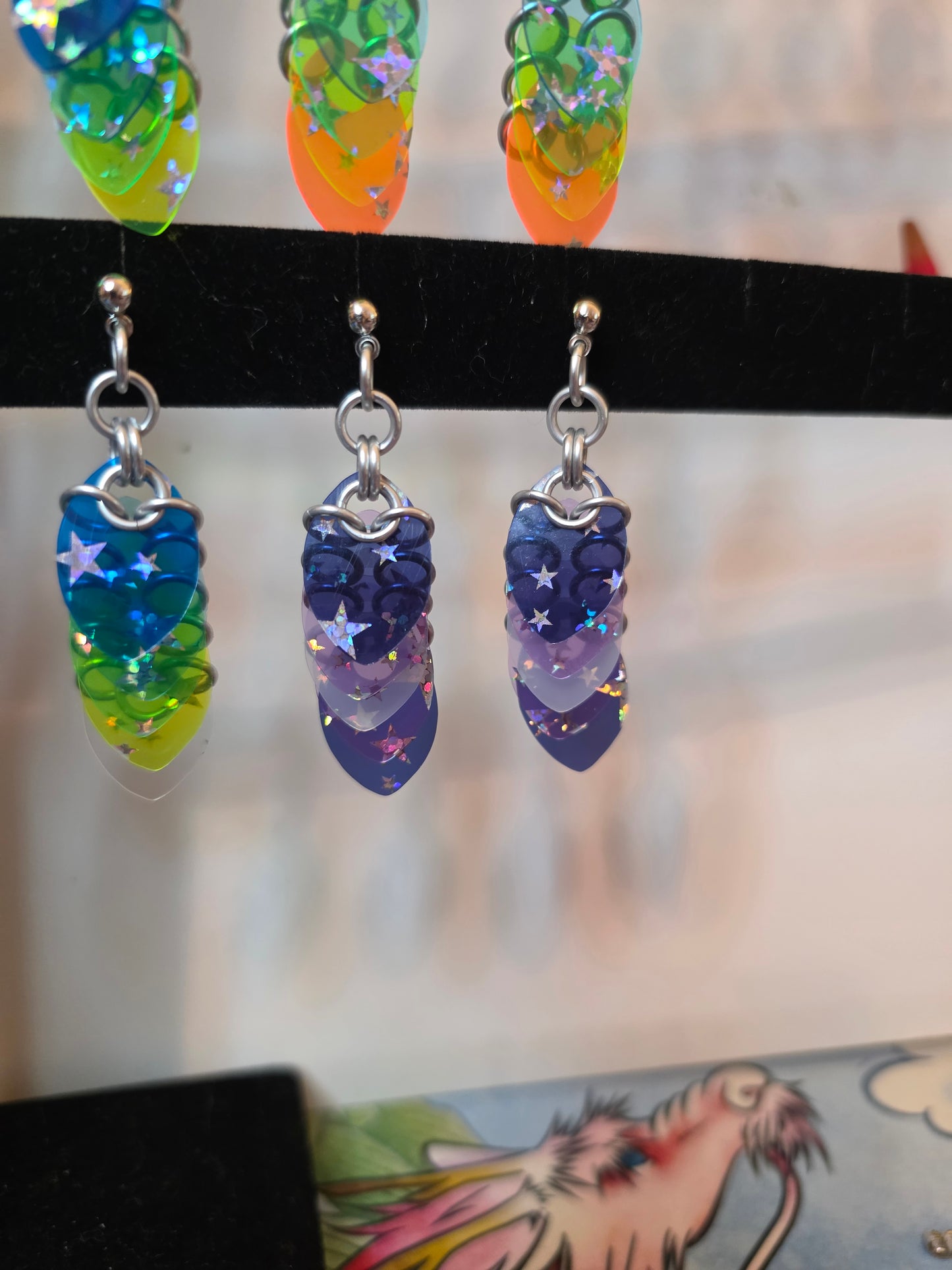 Star Jelly Scale Earrings (5)