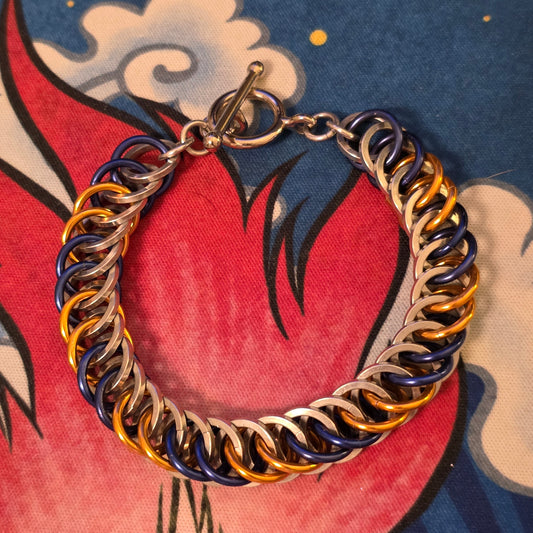Blue and Orange HP 4 in 1 Bracelet