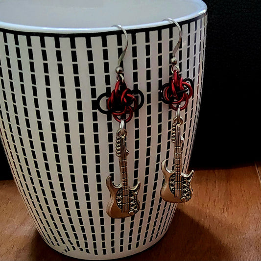Guitar Earrings
