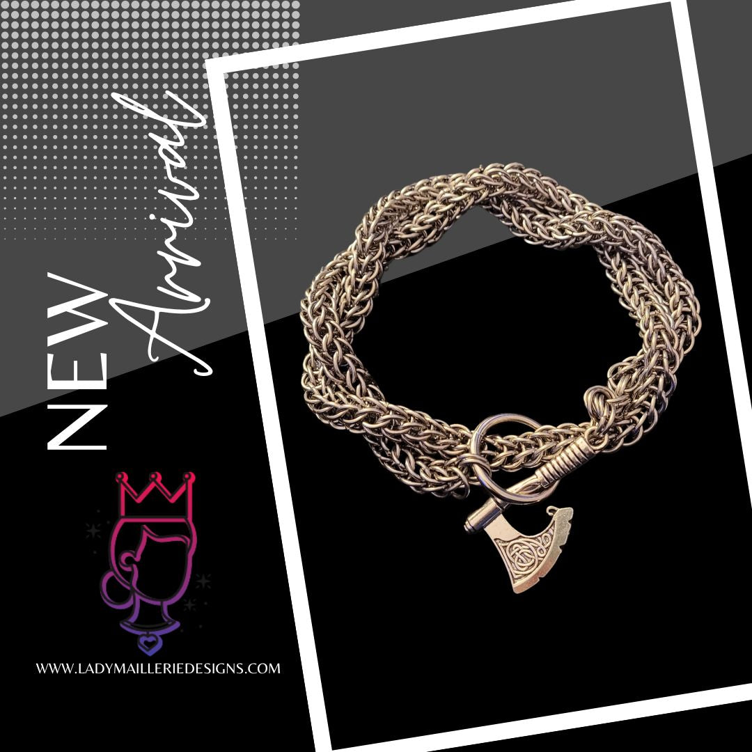 Lariat Style Stainless Steel Necklace
