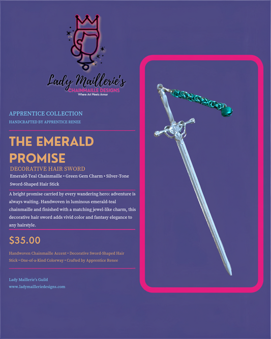 The Emerald Promise – Decorative Hair Sword