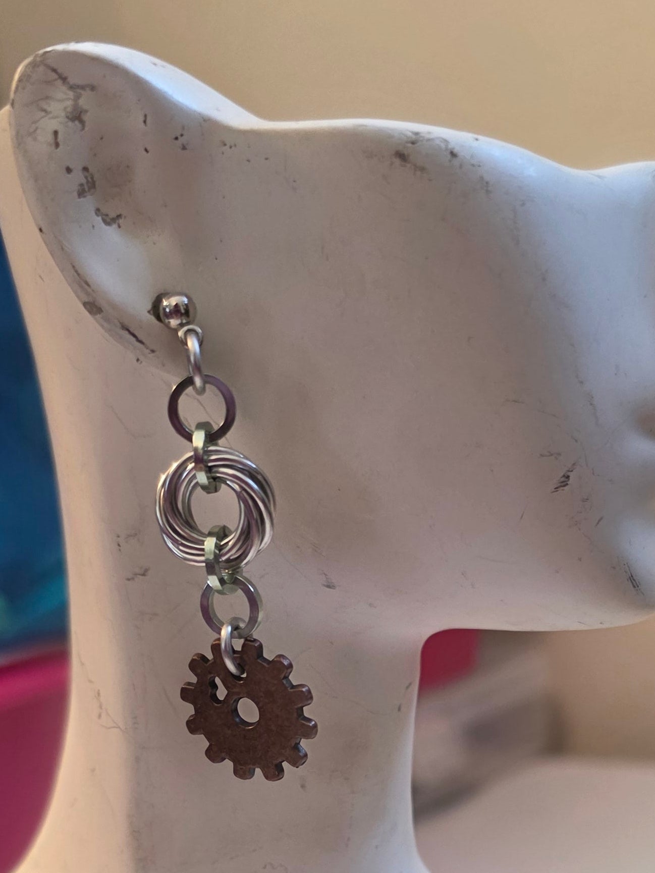 Steampunk Mobious Earrings
