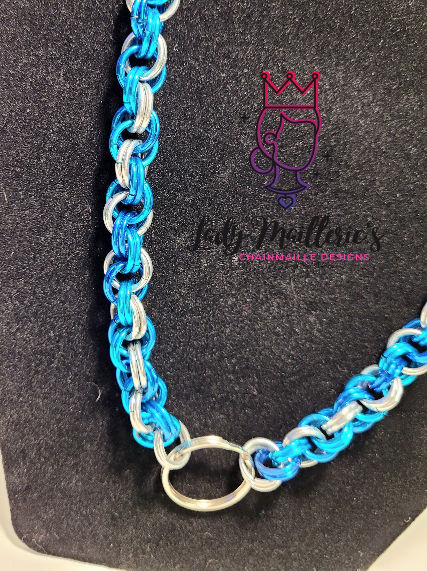 Double Spiral ID Badge or Keys Chain