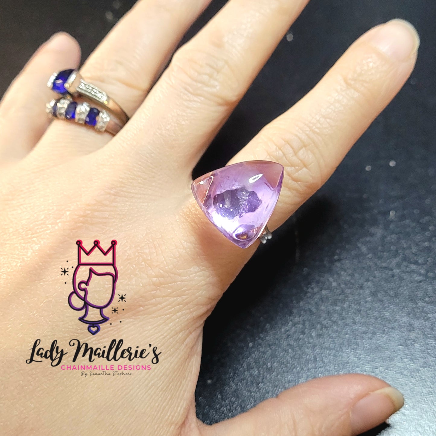 Sage Amethyst Ring