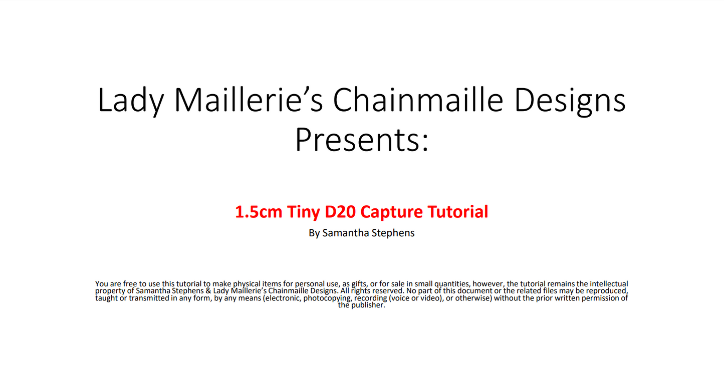 Tiny D20 Dice Capture Tutorial DIY