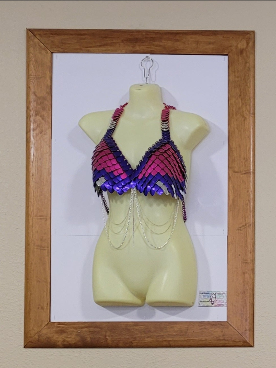 Scale maille Bra top