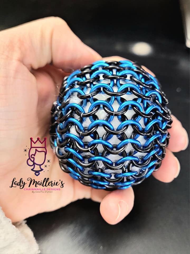 Chainmaille Hacky Sack/ Stress ball