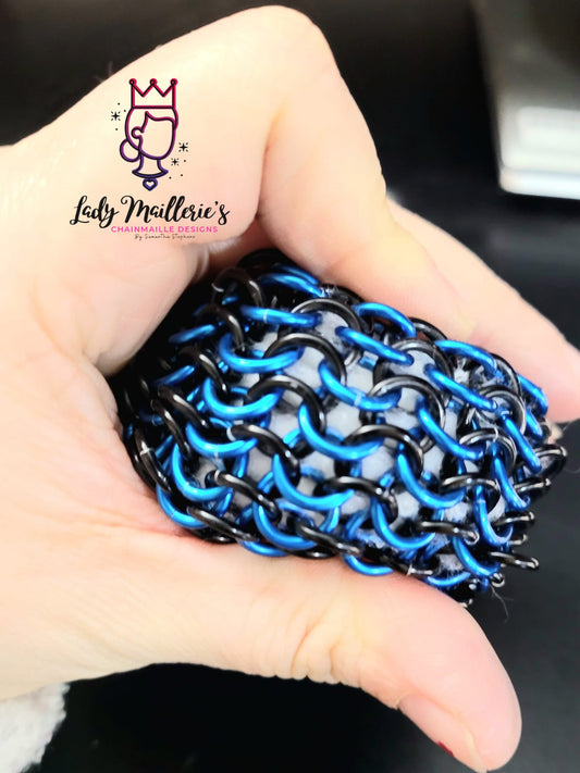 Chainmaille Hacky Sack/ Stress ball