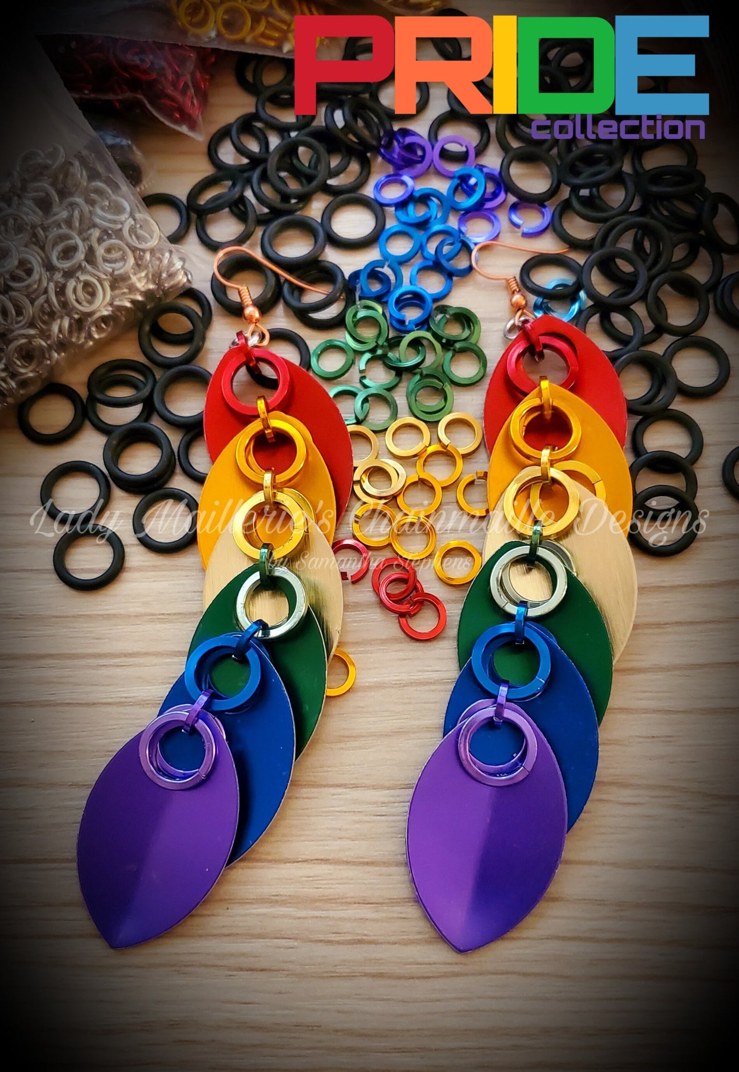 PRIDEcollection Scale Dangle Earrings