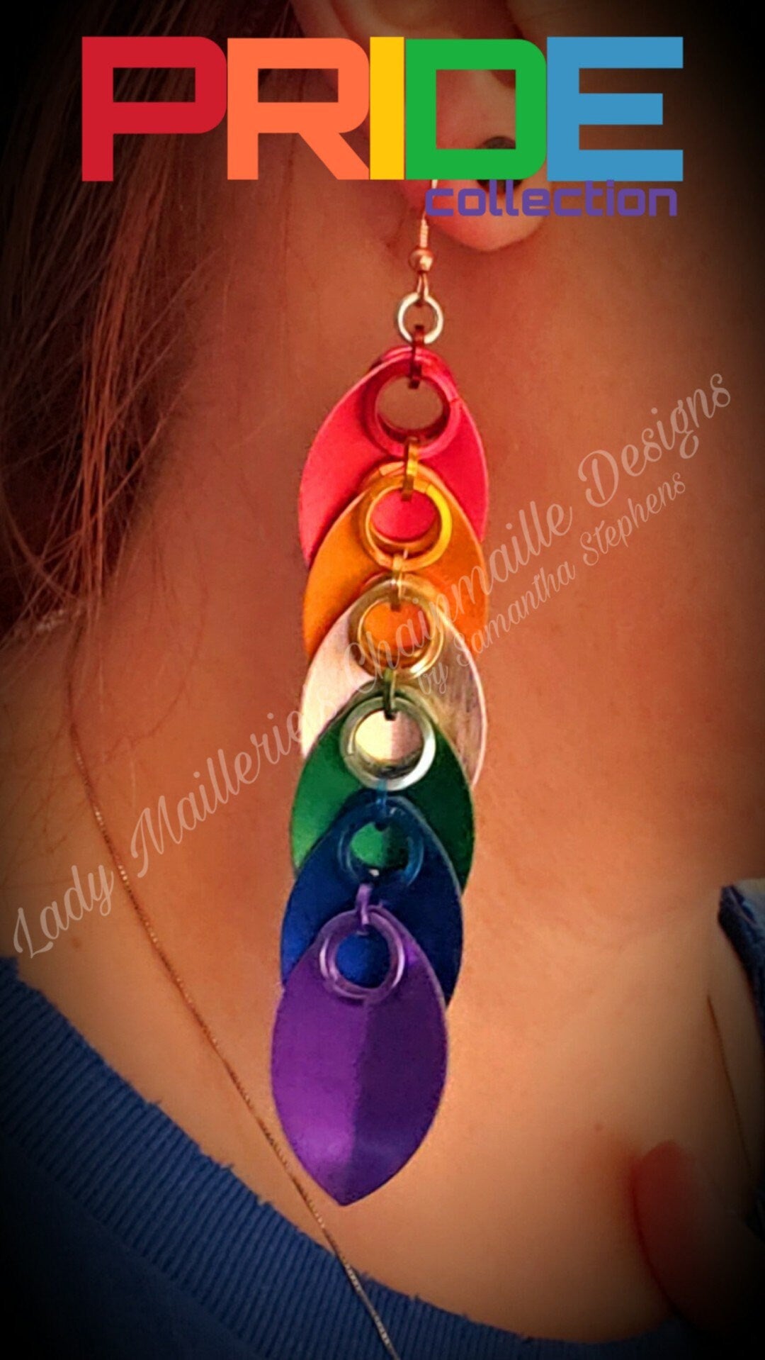 PRIDEcollection Scale Dangle Earrings