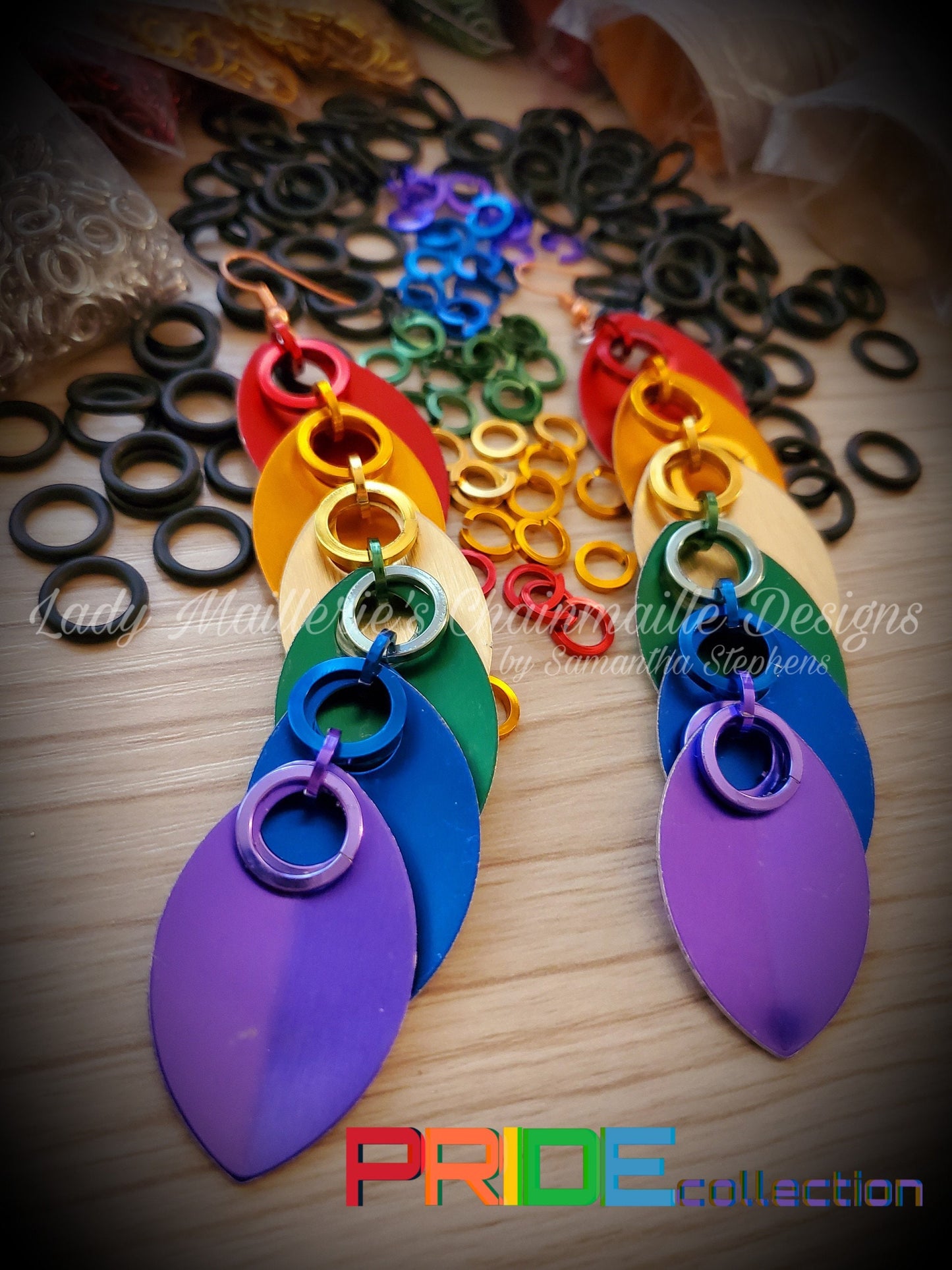PRIDEcollection Scale Dangle Earrings