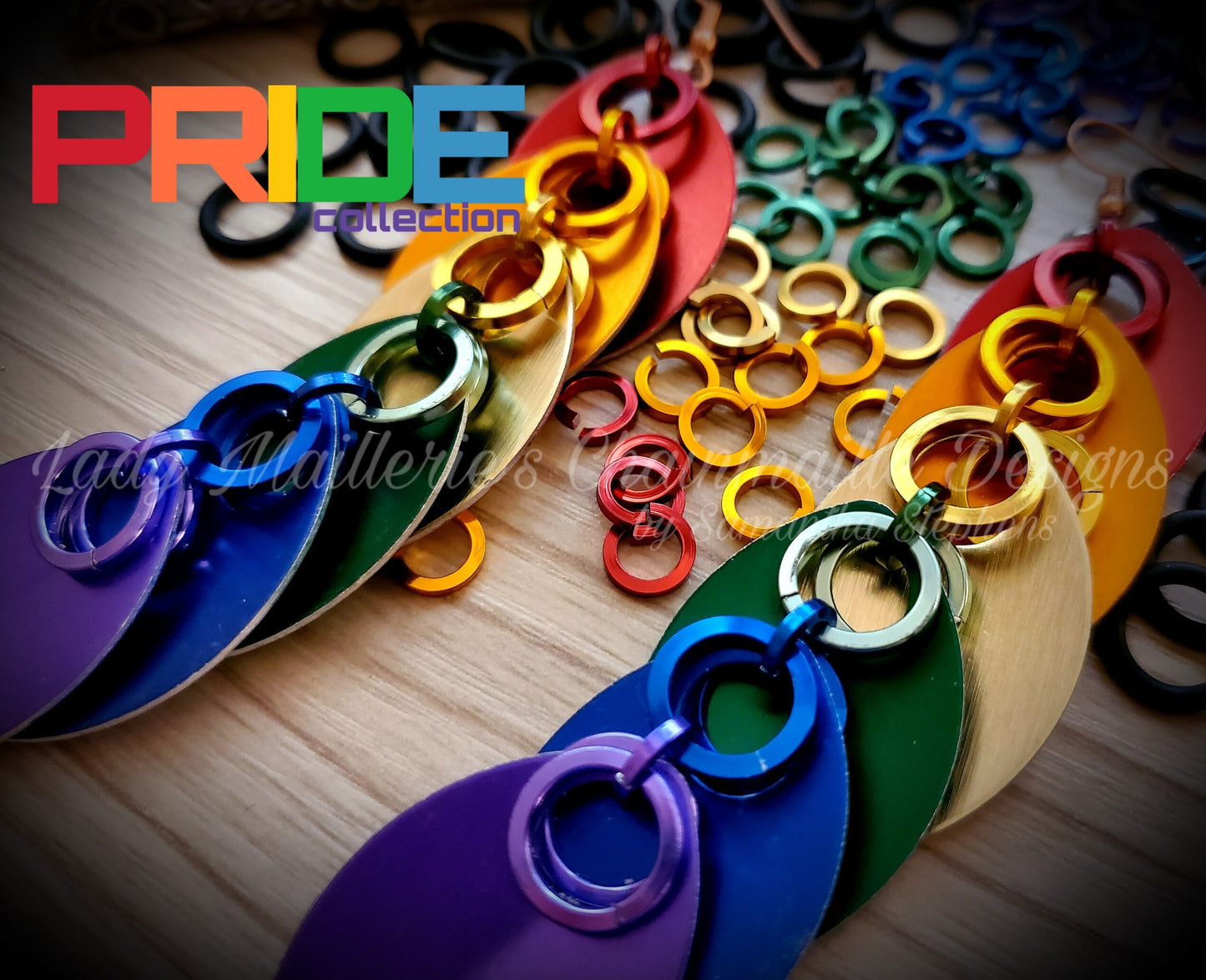 PRIDEcollection Scale Dangle Earrings