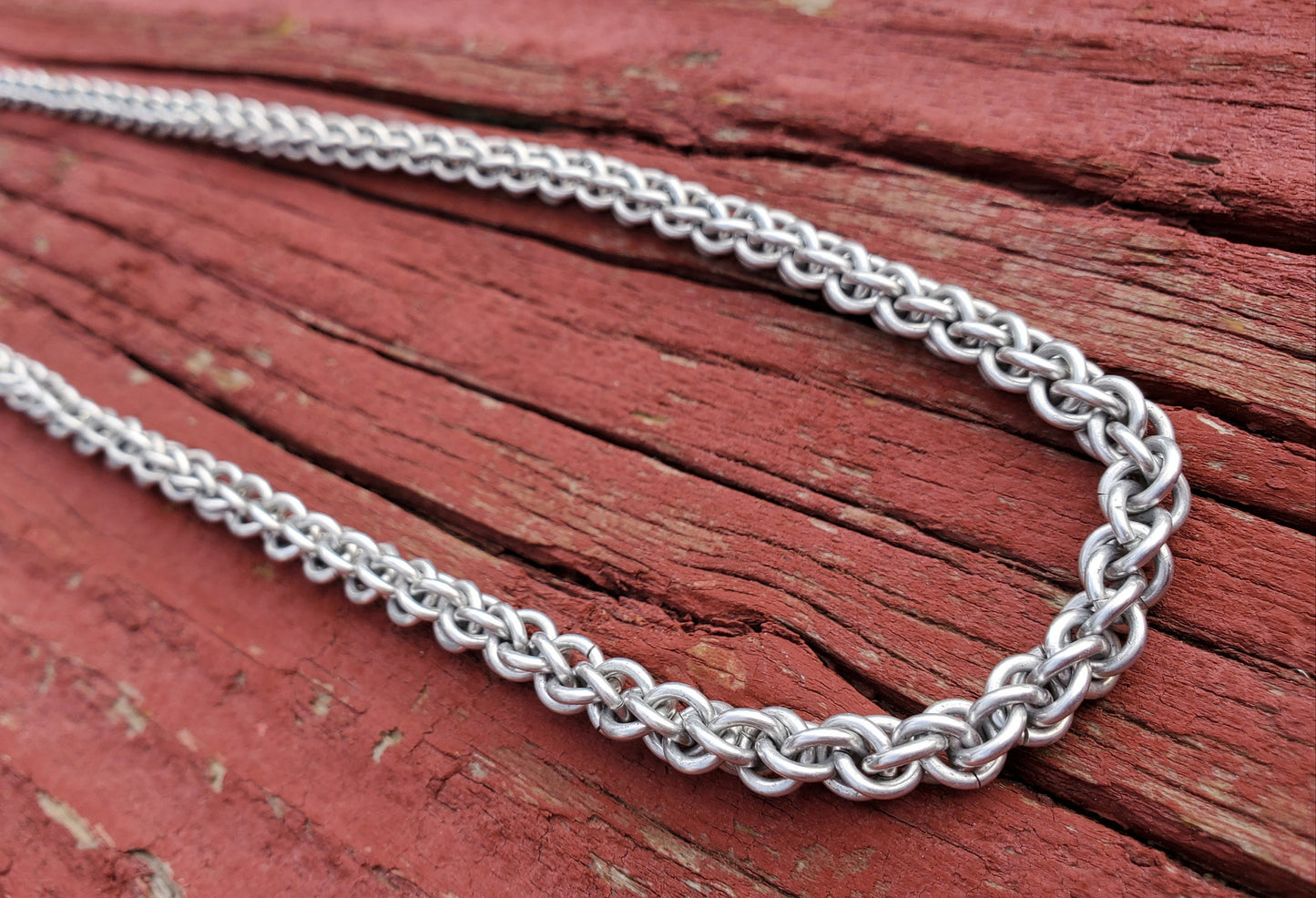JPL3 Necklace Chain, Handmade Chainmaille necklace, Pendant perfect