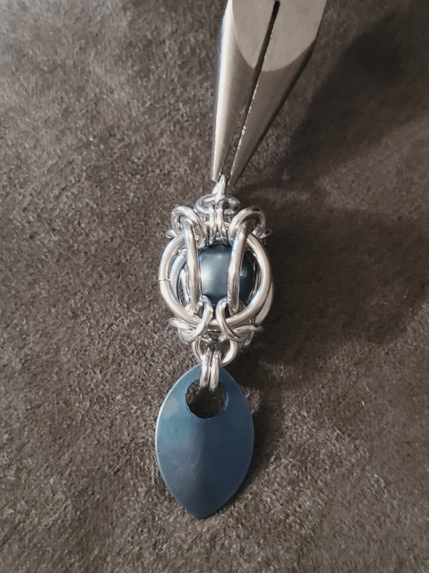 Mermaid Lantern Pendant Titanium Ball Capture