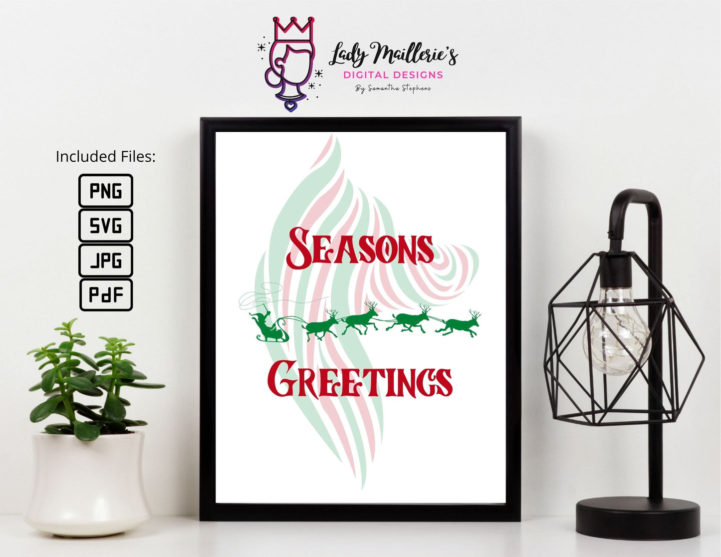 Seasons Swirl© Digital Art **INSTANT DOWNLOAD** Digital File .pdf, .jpg, .png, .svg