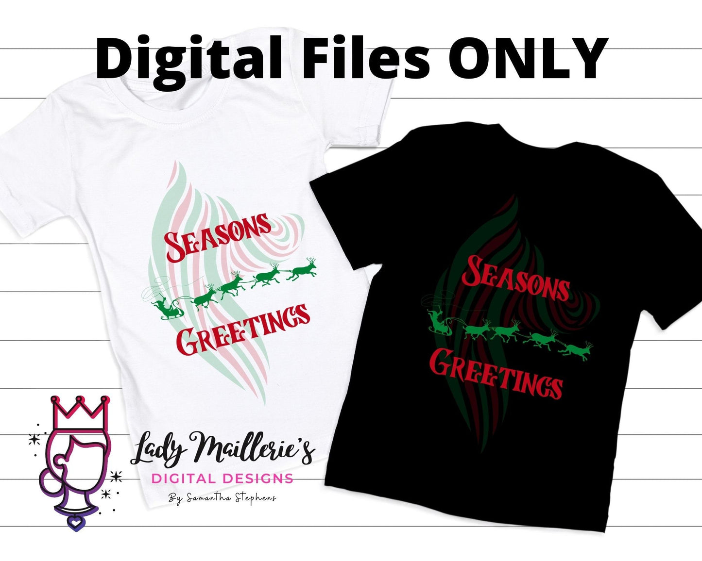 Seasons Swirl© Digital Art **INSTANT DOWNLOAD** Digital File .pdf, .jpg, .png, .svg