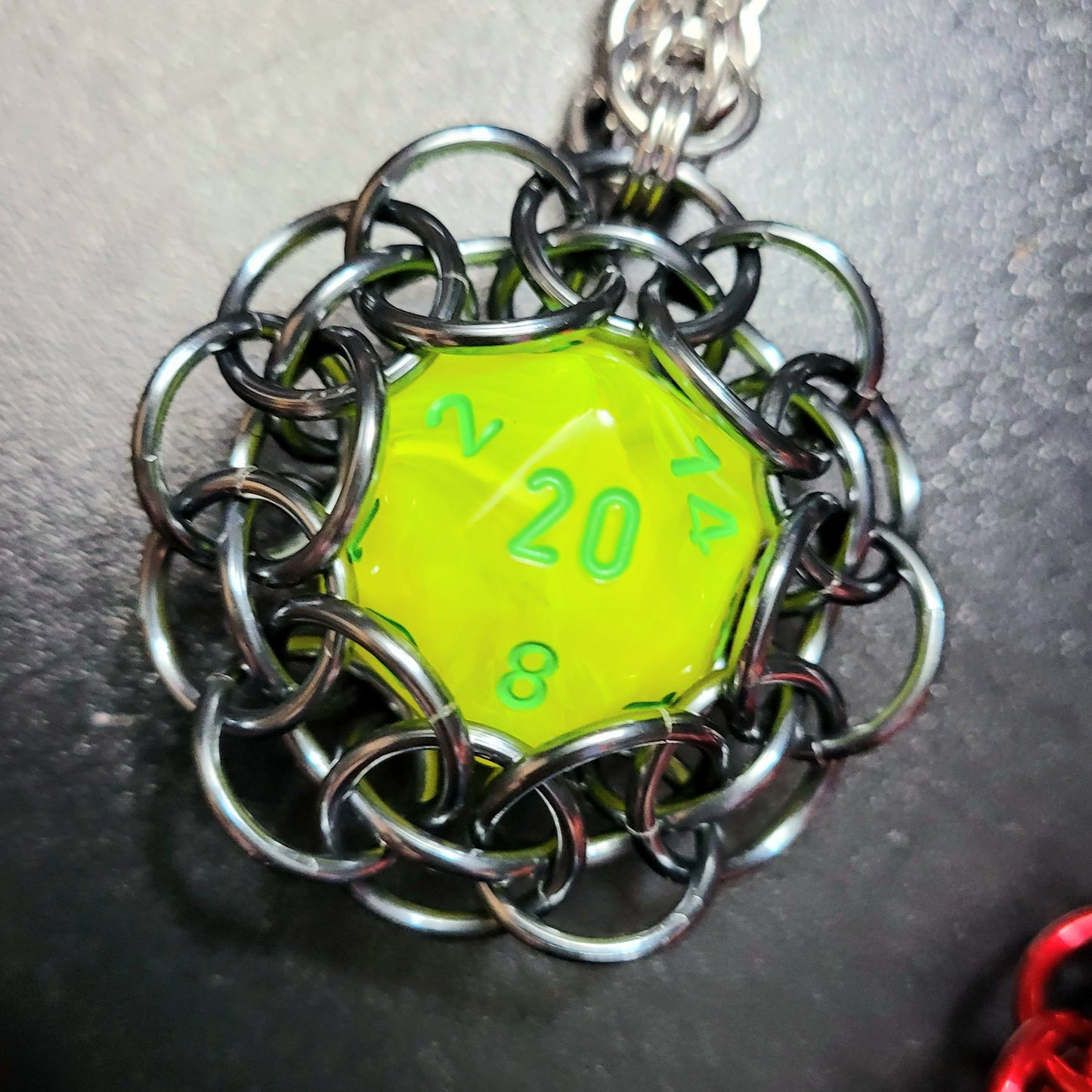 D20 Pop Capture Fidget Keychain